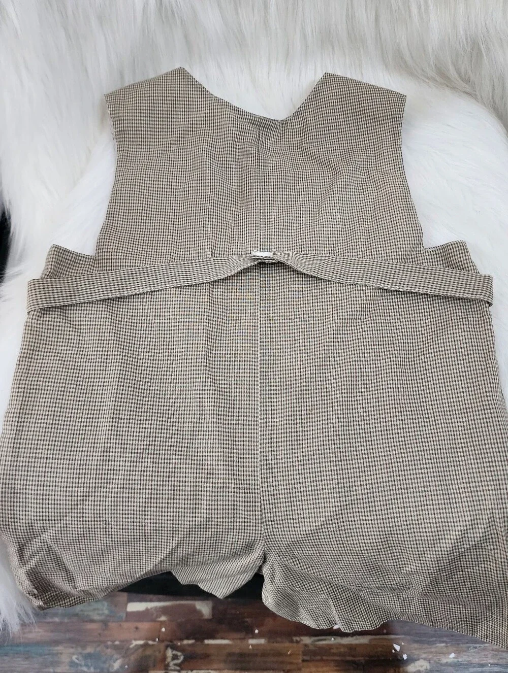 Smocked Duck Bubble Romper & Blue Striped Papo d'Anjo Romper, 4 Years